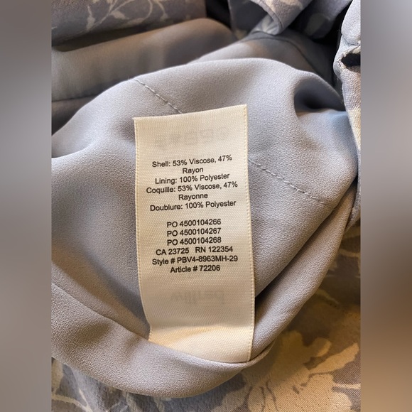 Aritzia Wilfred Écoulement V Jumpsuit size 0 blue/grey - Picture 16 of 16